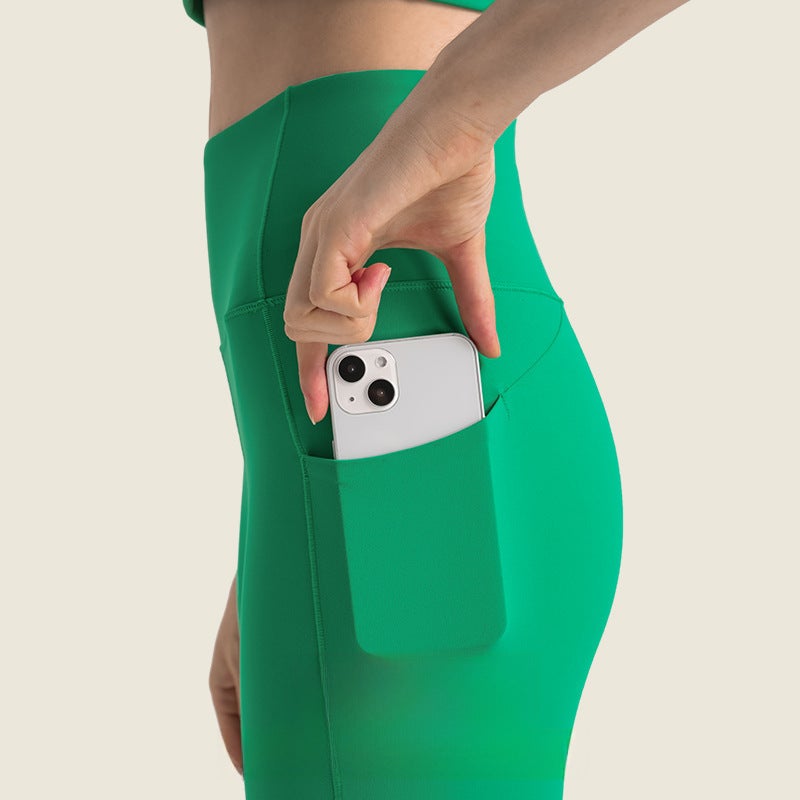 HF Millennium High-Waist Yoga Pants for Shaping Lush Green  - Image 5
