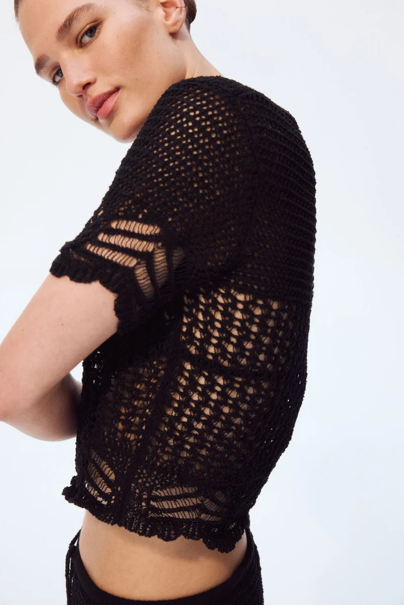 H&M Crochet-look beach top