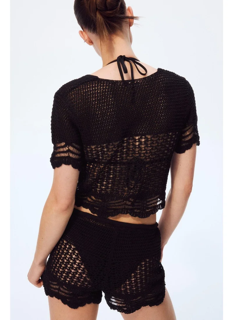 H&M Crochet-look beach top
