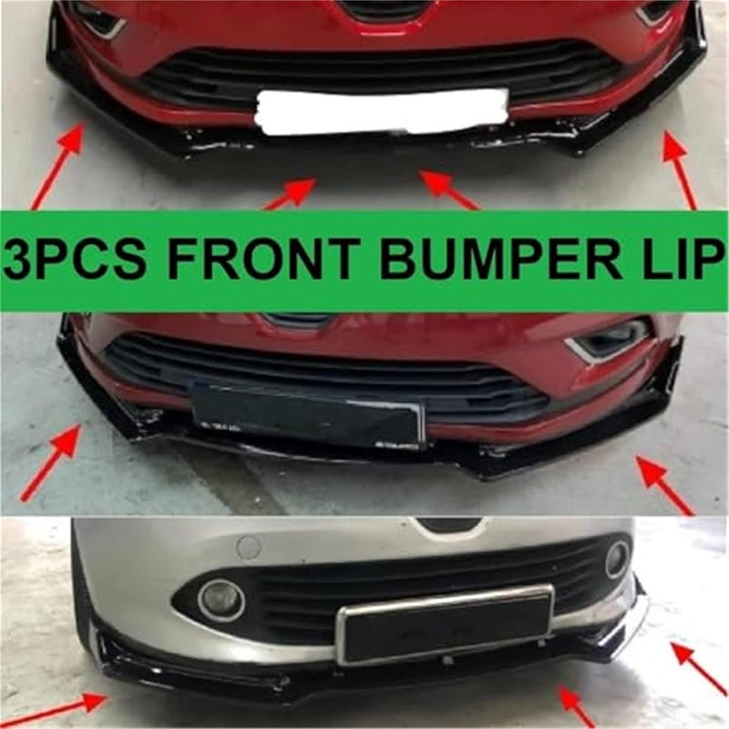 Vuzmode Clio 4 MK4 Front Bumper Lip Spoiler - Image 3