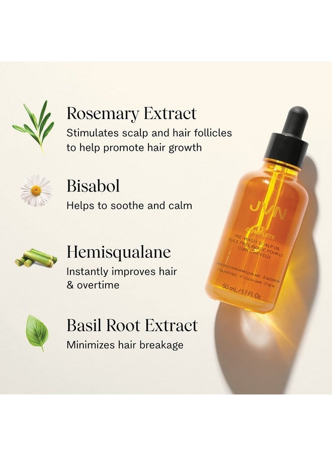 JVN - Complete Prewash Scalp & Hair Strengthening Treatment Oil 1.7 Oz/ 50 Ml - Image 1