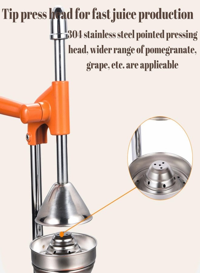 GOVNPJ Manual Orange Juicer, Hand Press Citrus Juicer Lemon Squeezer with Cup Countertop Squeezer for Fresh Orange Juice, Easy to Clean - Image 5