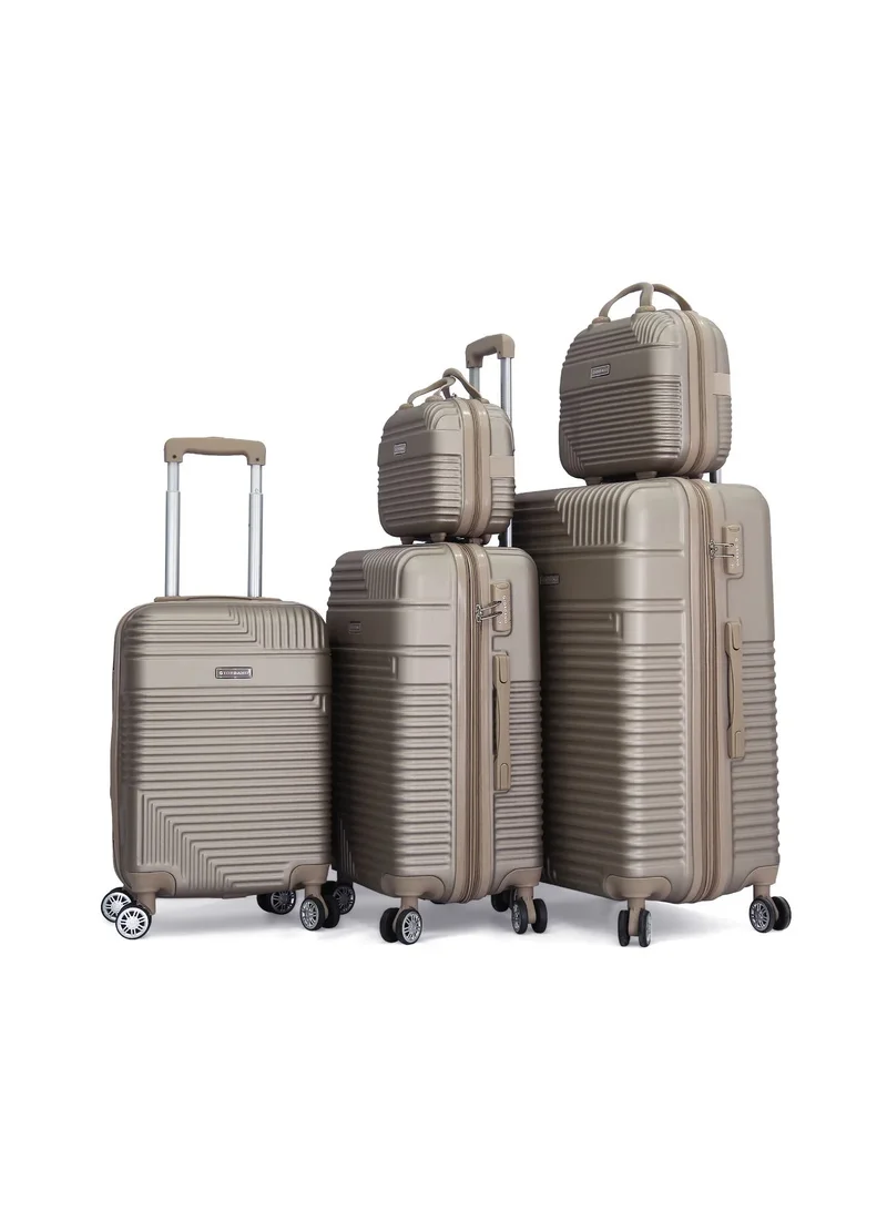جيوردانو GIORDANO Hardshell Luggage (ABS) 5-piece Set With Tsa Lock-Champ