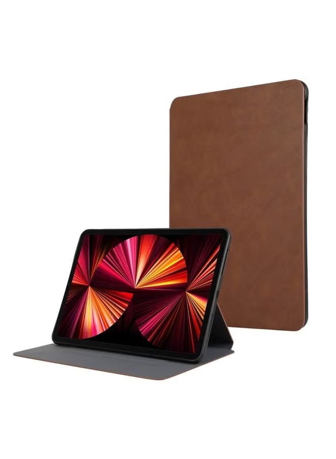 بروماس حافظة لجهاز iPad Pro 11 2022 / Air 10.9 2022 حافظة جلدية للكمبيوتر اللوحي بسيطة كريزي هورس