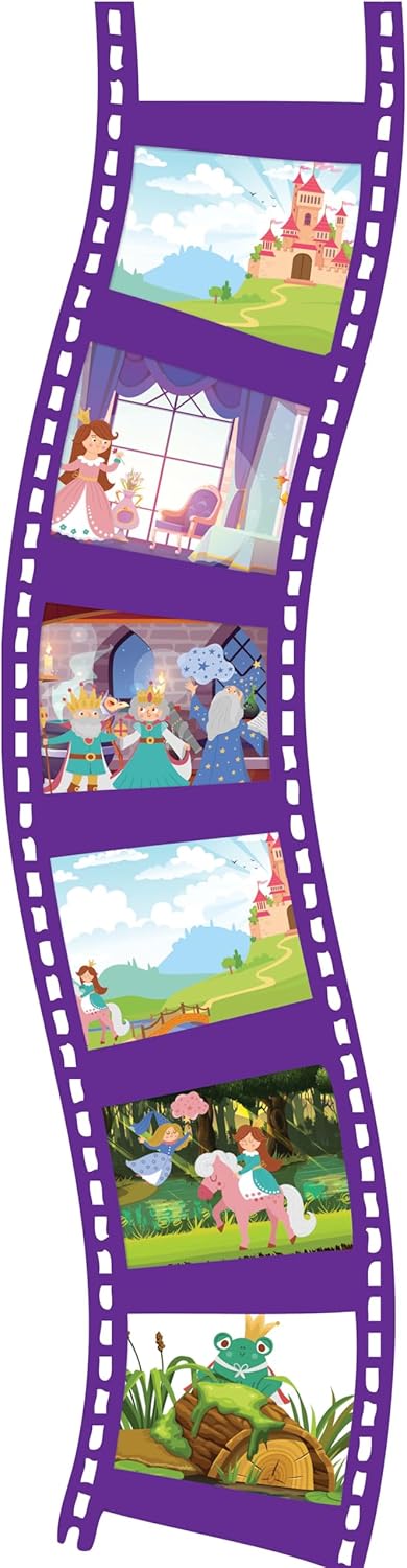 Lexibook Unicorn Stories Projector for Kids, Torch Light and Image Projector with 3 Story Discs and 24 Images, Creative Storytelling Toy for Boys and Girls, Interactive Imagination and Learning Activity, Portable Storytelling Projector for Bedroom Fun - Image 2
