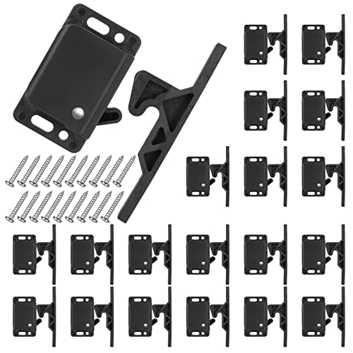 SENENQU 20 Pack Cabinet Door Latch RV Drawer Latch 10 LBS Pull Force RV Drawer Latches and Catches Push to Close Grabber Catches for RV Camper Trailer Motor Home Kitchen Motorhomes Boats - Image 1