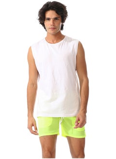 WHITE RABBIT Plain swim shorts  - Image 4