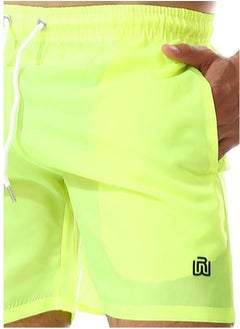 WHITE RABBIT Plain swim shorts  - Image 3