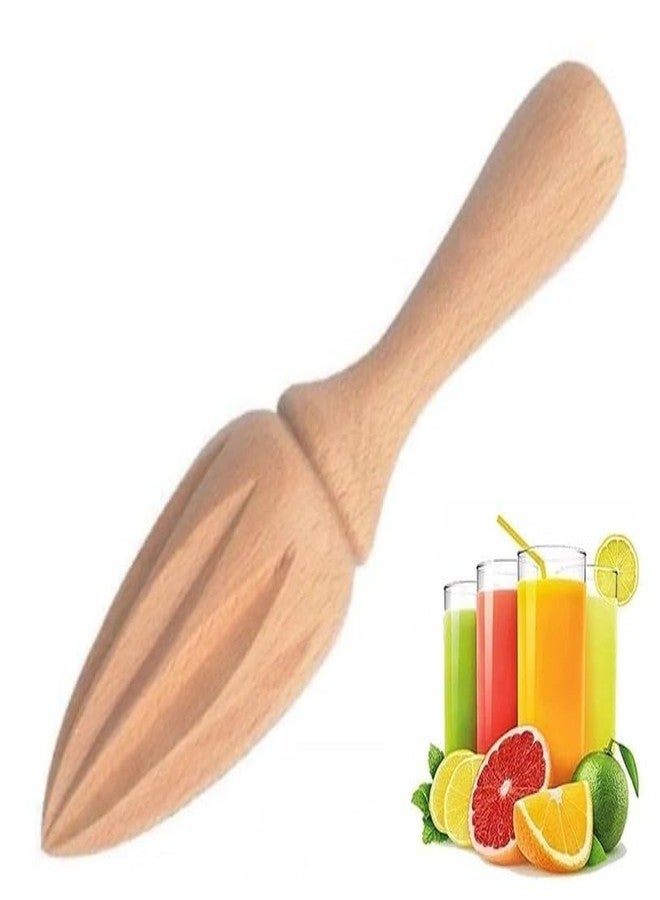 Sluswallow Wooden Citrus Juicer - Handheld Manual Lemon/Orange Reamer | Portable Fruit Squeezer Tool for Home,Cafe and Bar,Kitchen Utensils,Bartender Accessories,Juicer Easy to Hold for Daily Home Restaurant - Image 1
