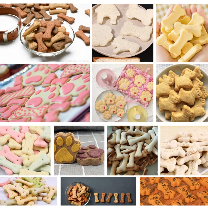 ANCKNE Dog Bone Cookie Cutter Anckne Bone Shape Cookie Cutter Set Stainless Steel Homemade Dog Biscuit Treats Cutter 4 Pieces - Image 5