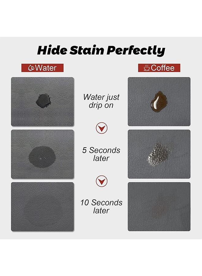 Arabest Dish Drying Mat for Kitchen Counter, Coffee Machine Mat, Counter Protector Spill Mat, Breathable Non-slip Rubber Mat for Coffee Machine 50x40cm, Easy to Clean and Quick Dry - Image 4