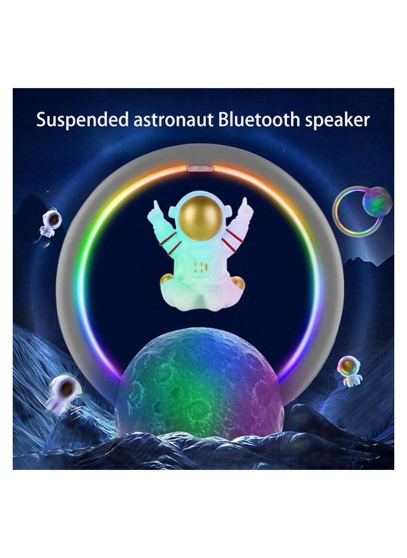 SYOSI - Magnetic Levitating Speaker Bluetooth 5.0, 360 Degree Rotation, 7 Colors, Wireless Floating Cool Tech Gadgets, 1200mah Rechargeable Lithium Battery, Faster Transmission, for Home Office Decor(1 Pack) - Image 1
