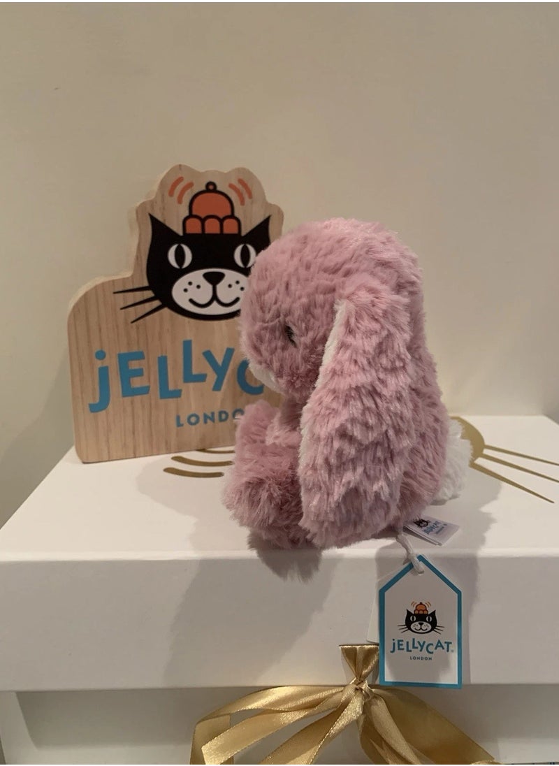 Jellycat Yummy Bunny with dust bag Dark pink