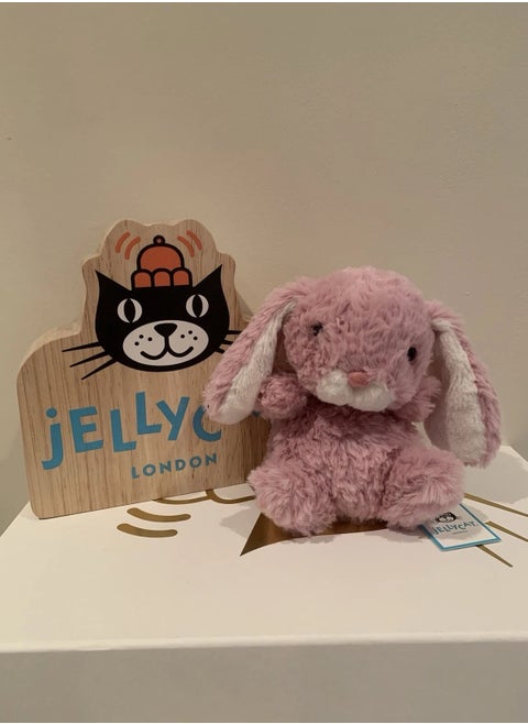 Jellycat Yummy Bunny with dust bag Dark pink