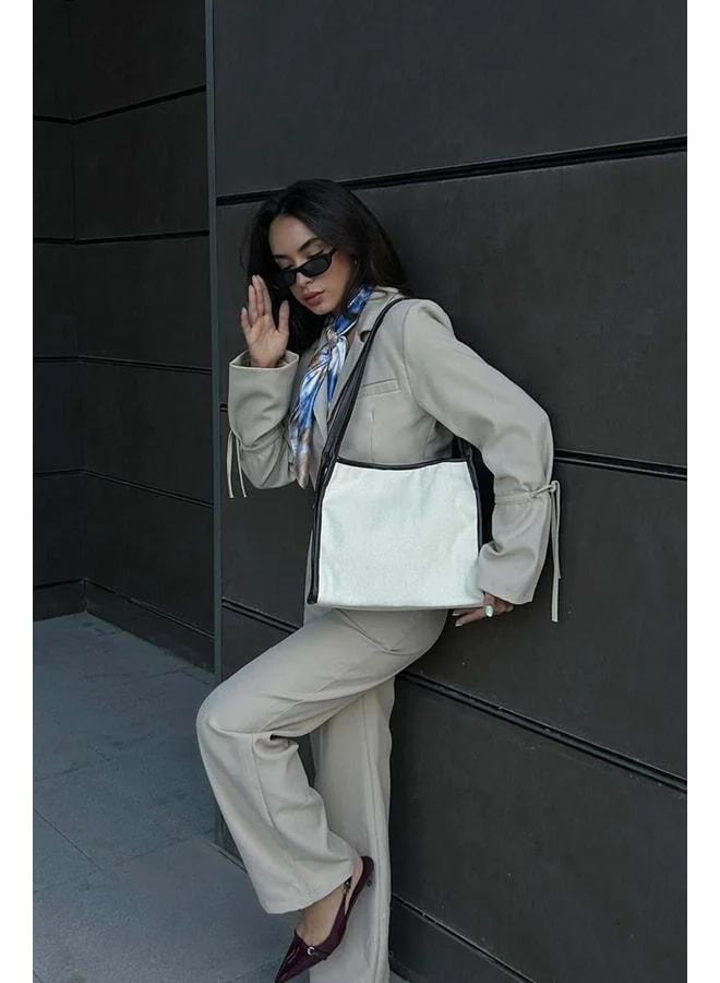 Shule Bags  Elna Canvas Shoulder Bag Coffee. for Women | Best Price UAE