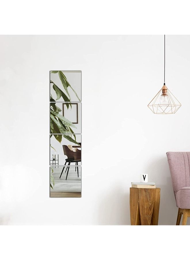 لمسة إبداع لامسيت إبدا ورقة أكريليك 3 مم سميكة عبوة من قطعتين (مستطيل ، مرآة فضية) - Image 5