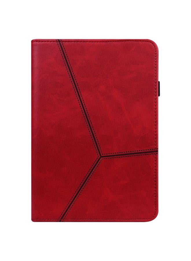 اس-توب جراب لجهاز هواوي ميديا باد T3 10، جلد مخطط منقوش بلون واحد - Image 2