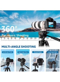 General Tripod,Camera Tripods 70 Tripod Stand with Travel Bag for Photography/Video Recording, Professional Heavy Duty Tripod with Phone Holder for DSLR/SLR/DV/Projector/Phone  - Image 5