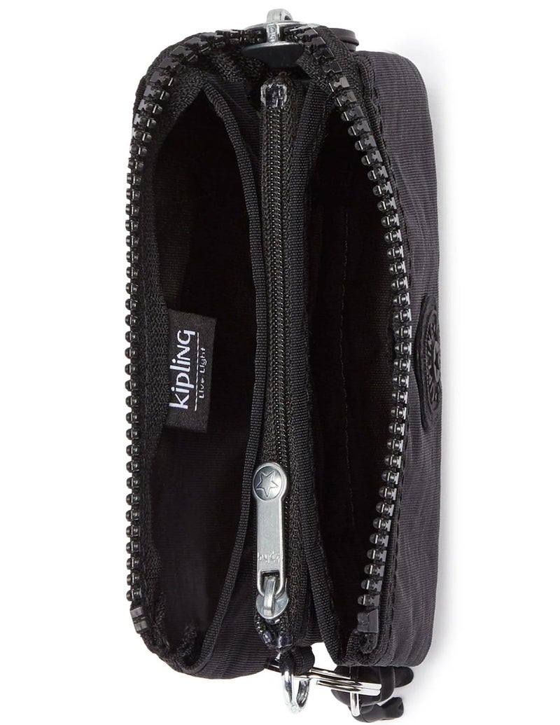 kipling Creativity Small Unisex Purse - Black Noir - Image 2