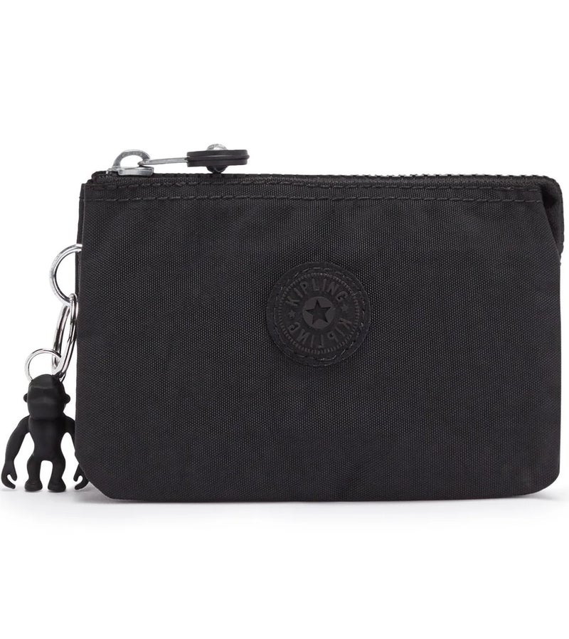 kipling Creativity Small Unisex Purse - Black Noir - Image 1
