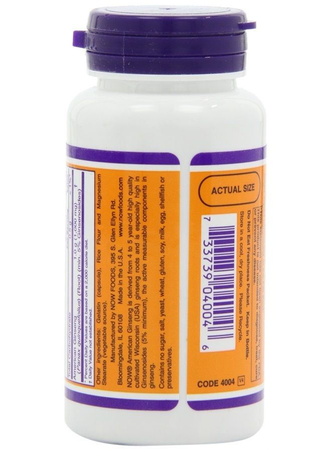 now American Ginseng, 100 Capsules (Pack of 2) - Image 4