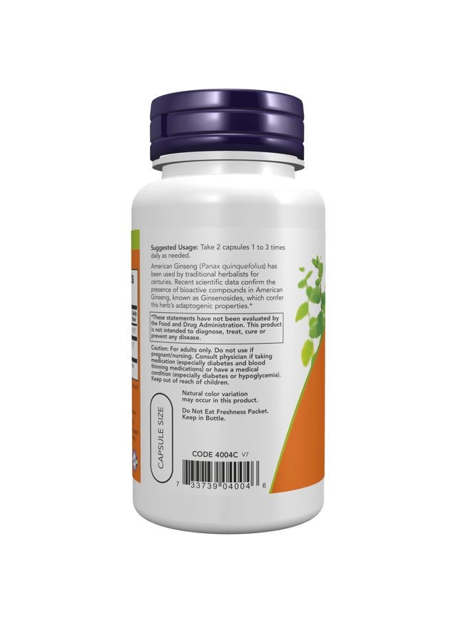 now American Ginseng, 100 Capsules (Pack of 2) - Image 3