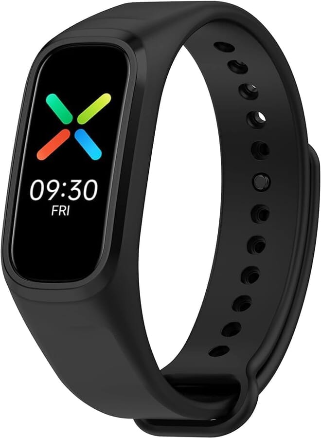Next Next store Silicone Strap Compatible with Oppo Band [Breathable] Soft Silicone Replacement Strap for Men Women, Pin Buckle Design for Oppo Band
