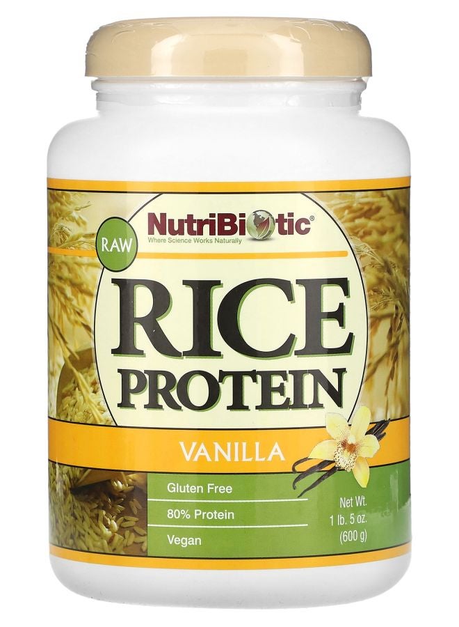 Nutribiotic Raw Rice Protein Vanilla 1 lb 5 oz (600 g)