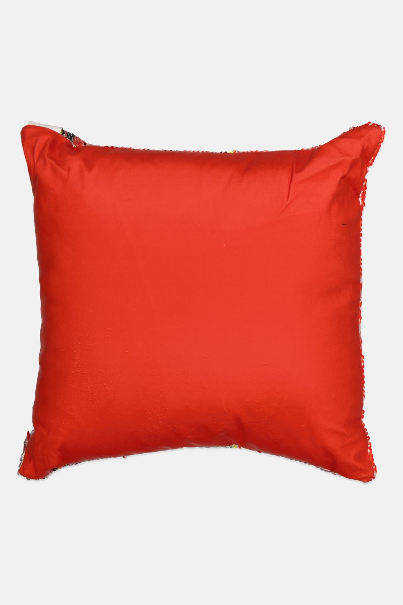 MARVEL Man Print Two Way Sequinned Cushion 40 x 40 cm, Multicolor - Image 2