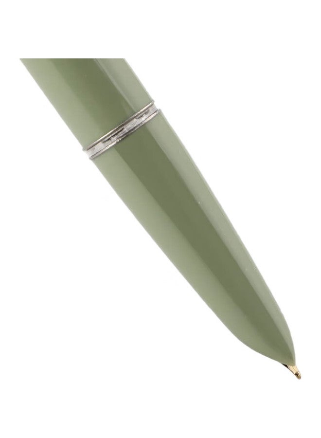 Hero [Back-To Gift] Fountain Pen 616 Small Size, Vintage Iridium Student Daily Writing Practice Pen, Dark Nib F, Morandi Green - Image 3