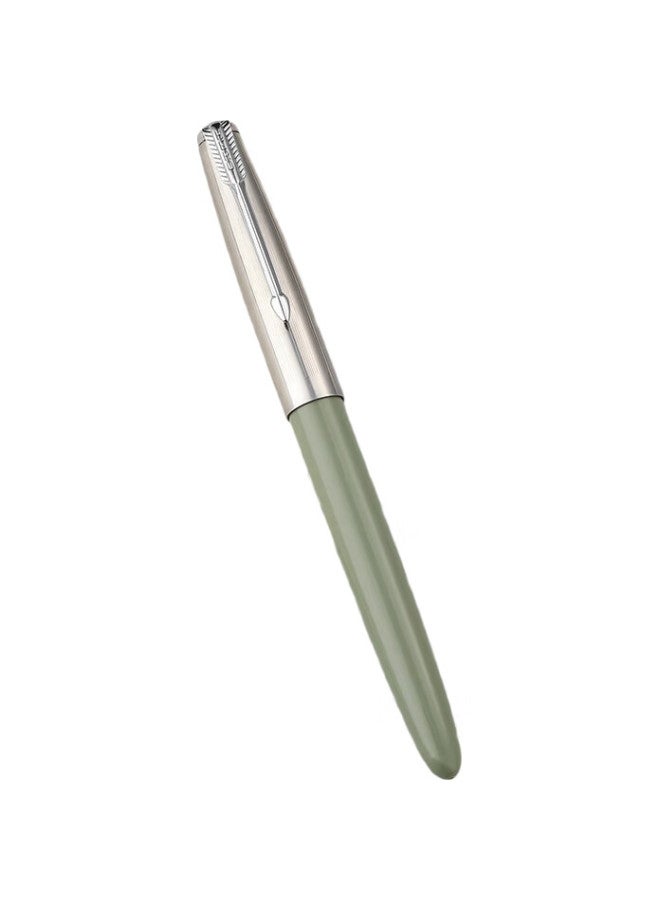 Hero [Back-To Gift] Fountain Pen 616 Small Size, Vintage Iridium Student Daily Writing Practice Pen, Dark Nib F, Morandi Green - Image 2