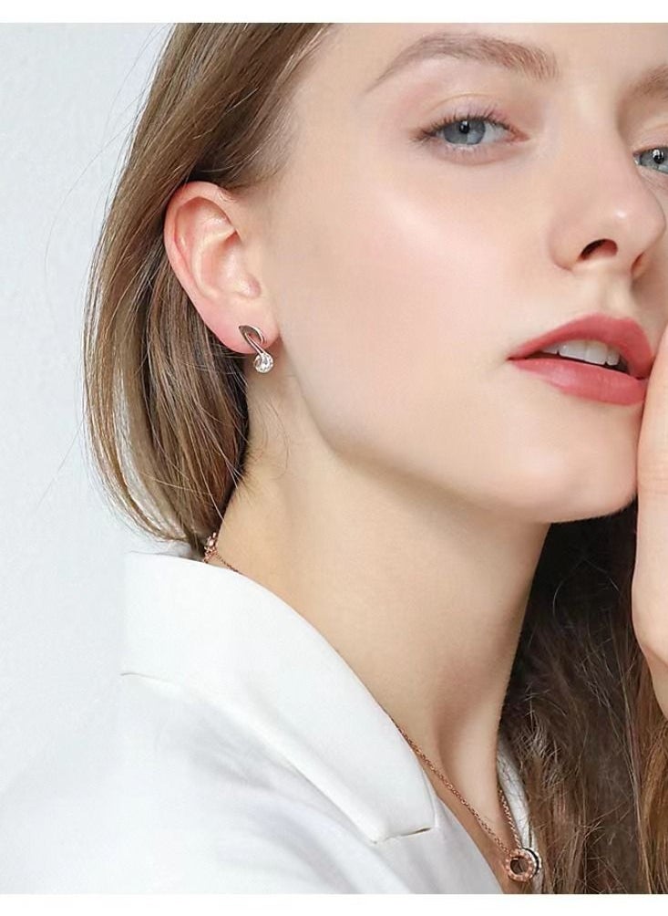 General 18K Gold Plated Stainless Steel Music Note Designer Earrings  - Image 2