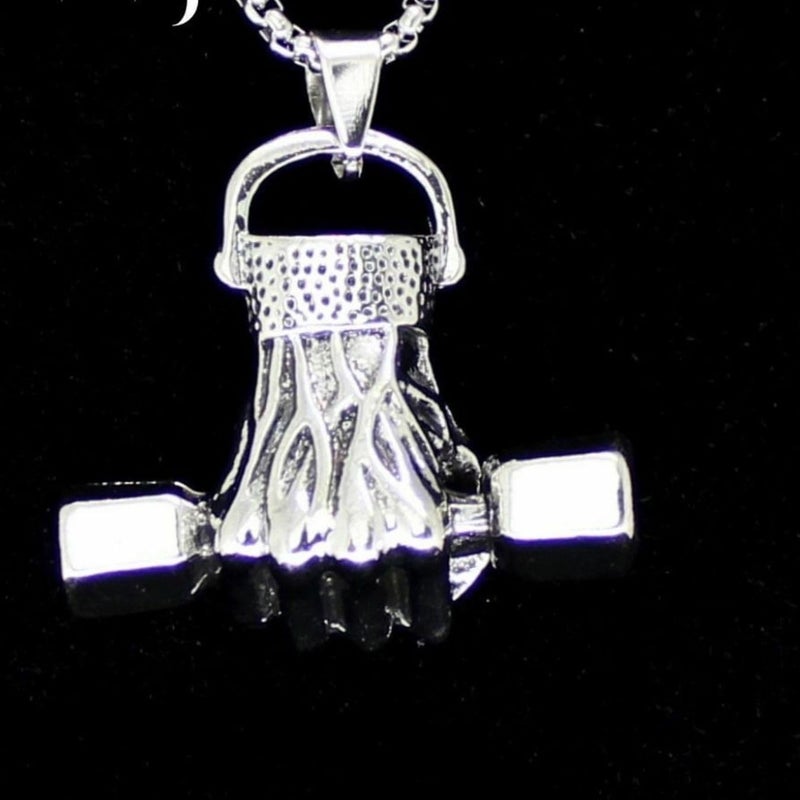 ringzinnie Silver Plated Pendant Necklace for Boys/Men - Stainless Steel Chain for Fashion & Gift - Image 3