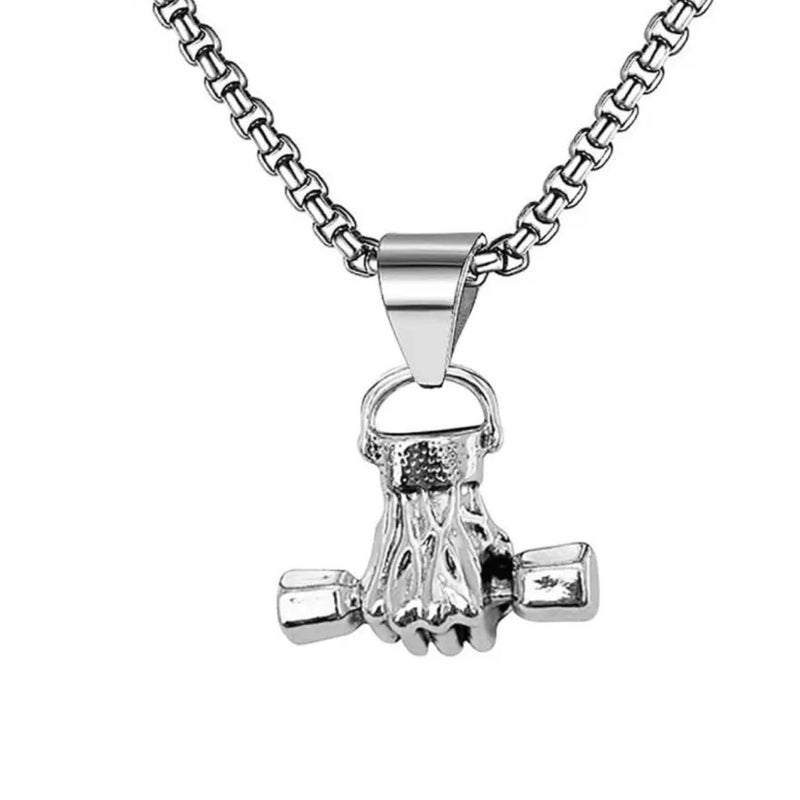 ringzinnie Silver Plated Pendant Necklace for Boys/Men - Stainless Steel Chain for Fashion & Gift - Image 2