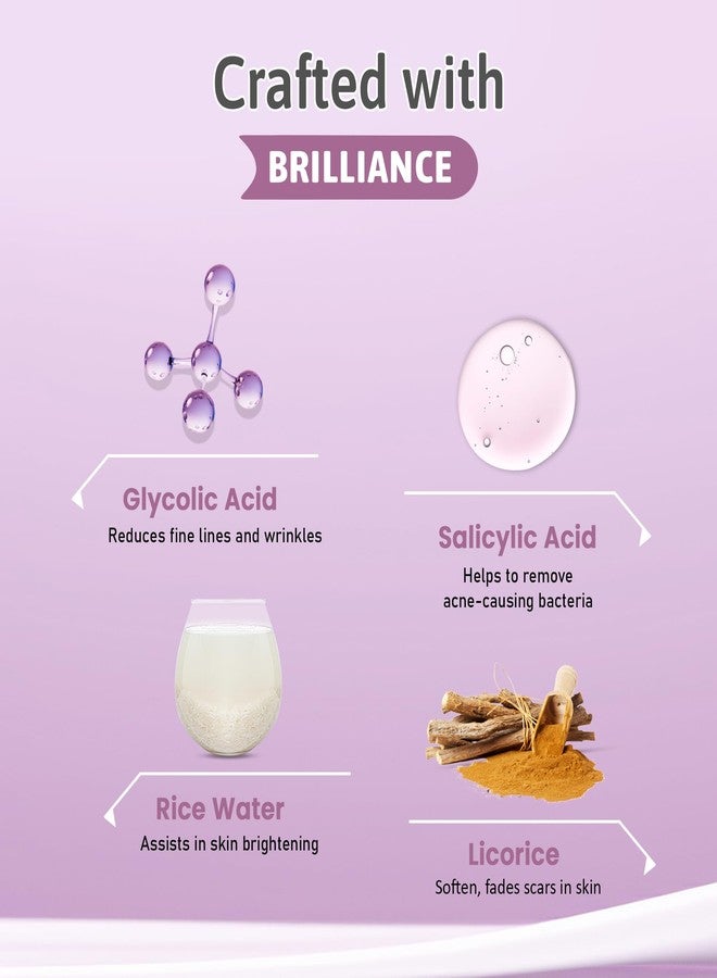 GLAMVEDA Rice & Ceramide And Glycolic & Salicylic Anti Acne Peel Off Face Mask (200 ml) | For Oily & Acne Prone Skin | Oil balancing, Deep Cleansing | Blackhead & Pore care - Image 3