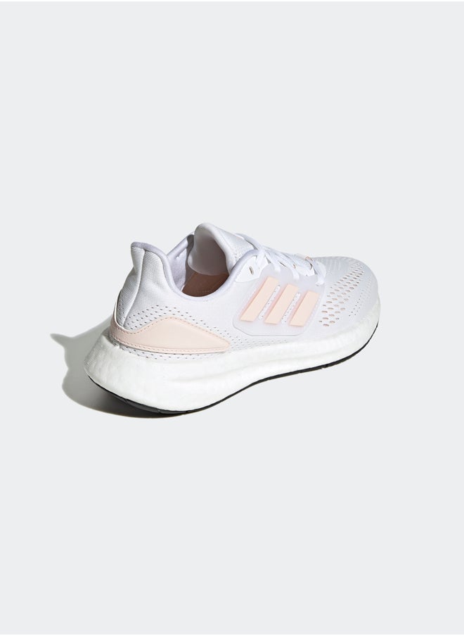 Adidas - حذاء الجري Pureboost 22 Running Boost Primeknit للأطفال - Image 1