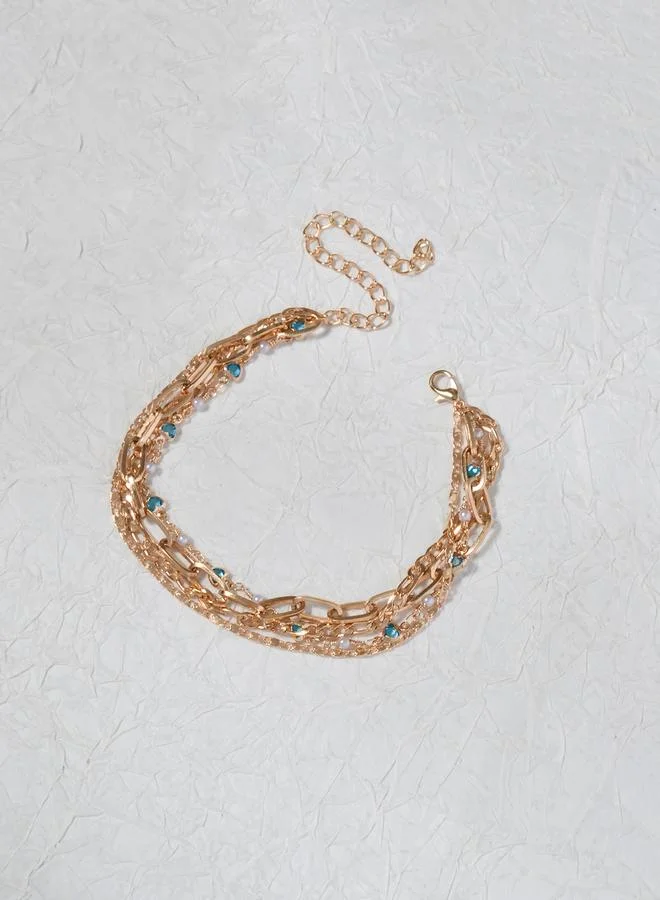 Take Two  Multi-Layered Chain Anklet for Women | Best Price UAE