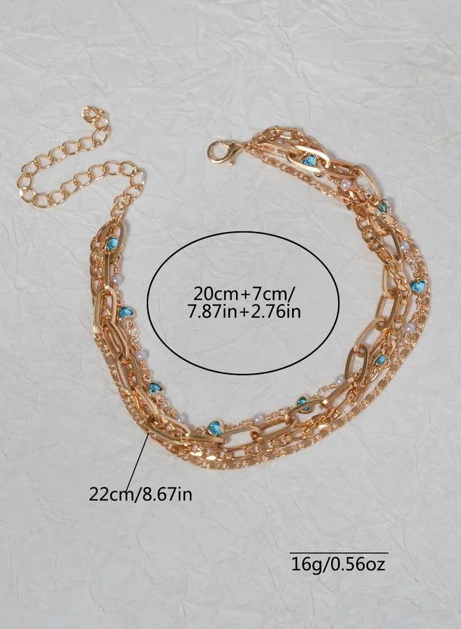Take Two  Multi-Layered Chain Anklet for Women | Best Price UAE