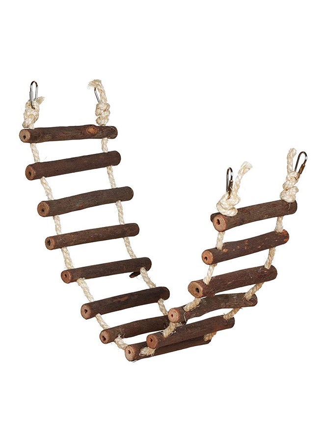 NIBEMINENT Naturals Rope Ladder Bird Toy ‎16.5 x 10.4 10.1cm - Image 1