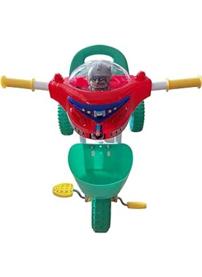 Astronaut Baby Three Wheels Tricycle, Smart for Outdoor and indoor- Green  - Image 1