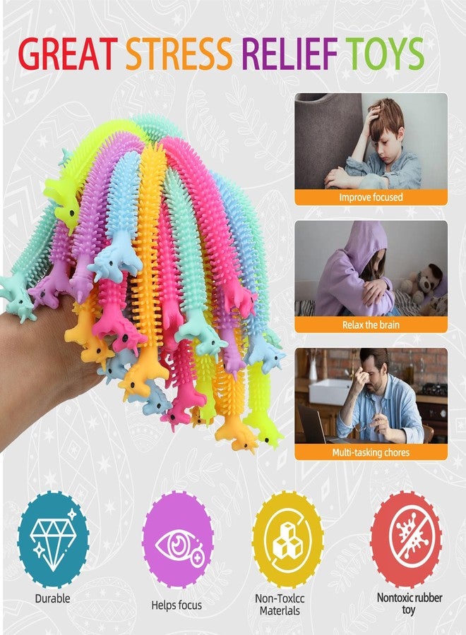 VOMAOK 24Pack Easter Eggs with Stretchy Strings Toy Inside,Prefilled Easter Eggs for Boys Girls Kids, Easter Basket Stuffers,Party Favors,Egg Hunts - Image 4