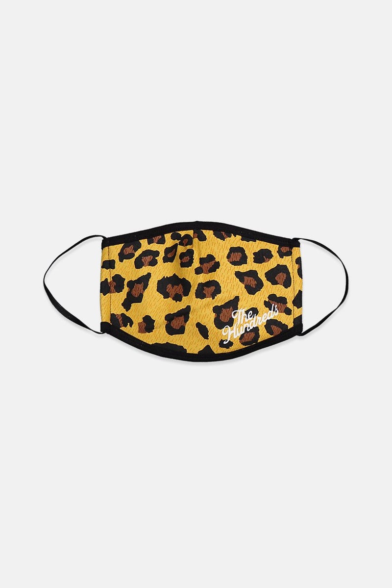 The Hundreds Men Leopard Face Covering Mask, Multicolor - Image 1