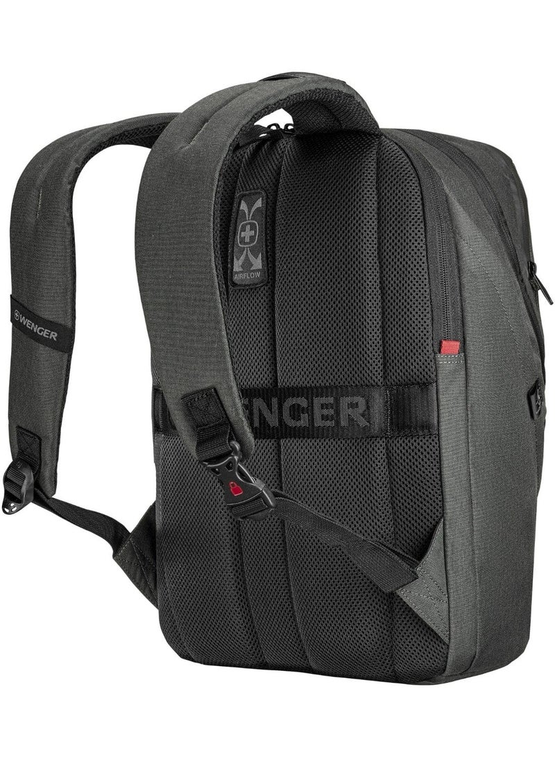 Wenger Mx Eco Light 16 inch Laptop Backpack with Tablet Pocket Charcoal - 612262 - Image 5