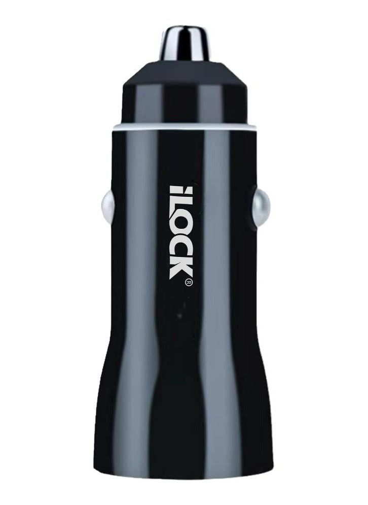 iLOCK - iLOCK 60W Dual Port Car Fast Charger | USB-C & USB-A | PD 30W + QC 30W | LED Indicator - Image 1