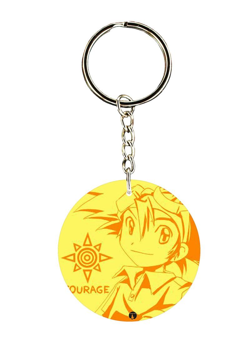 The Anime Digimon Printed Keychain