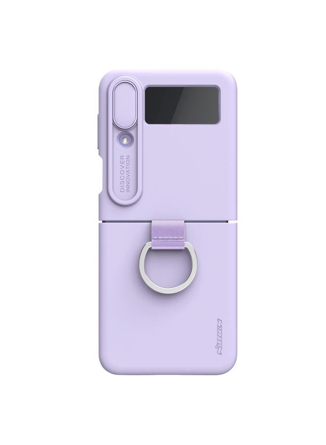 Nillkin Case For Samsung Galaxy Z Flip4 5G CamShield Liquid Silicone + PC Full Coverage Case - Image 1