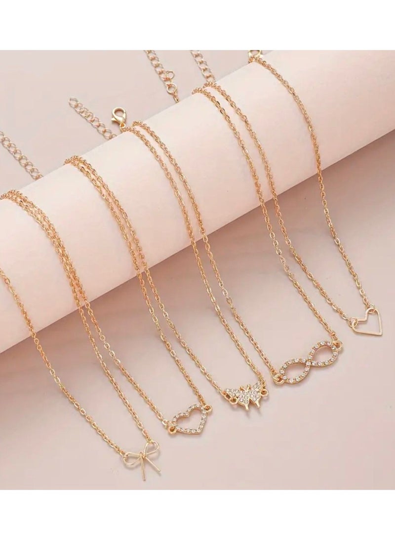 Make a Wish Pendant Necklaces 5 Pcs for Women - Image 4