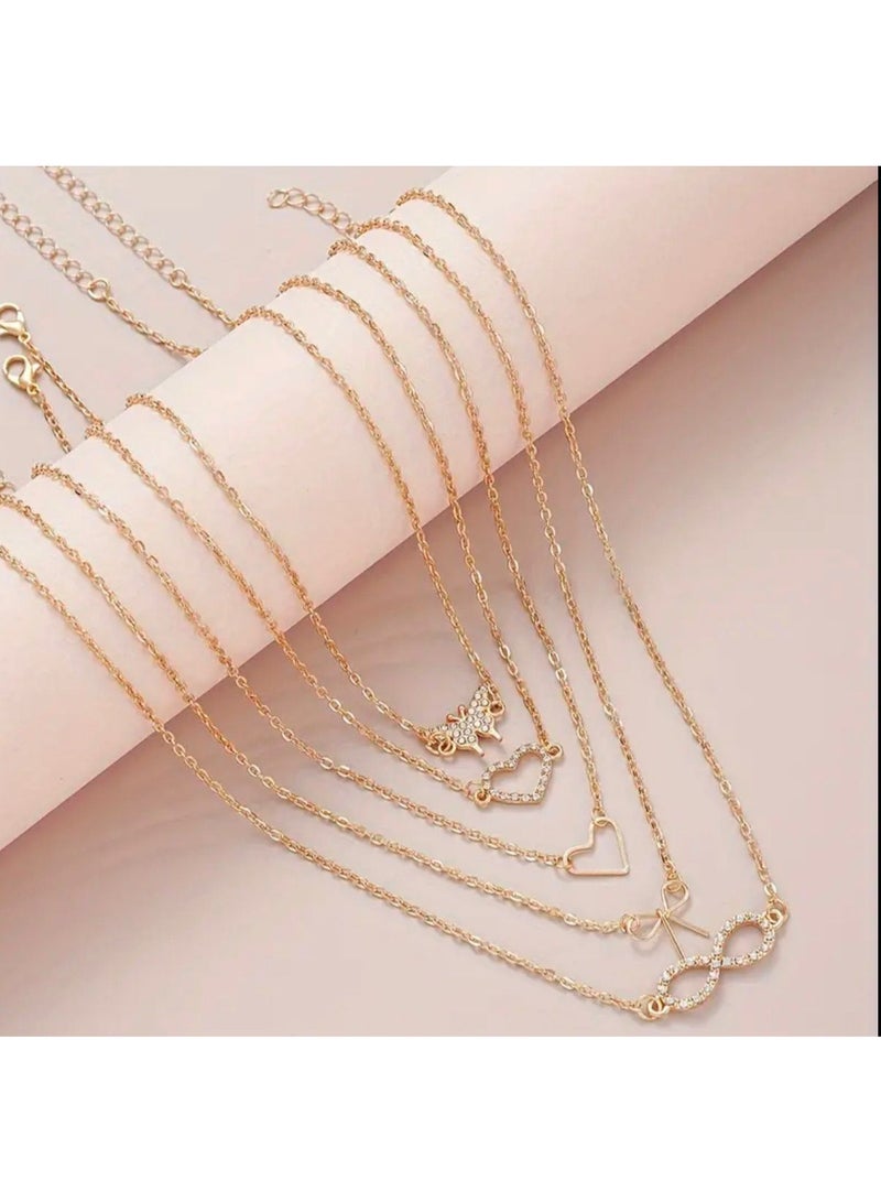 Make a Wish Pendant Necklaces 5 Pcs for Women - Image 2