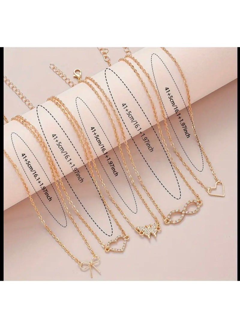 Make a Wish Pendant Necklaces 5 Pcs for Women - Image 3