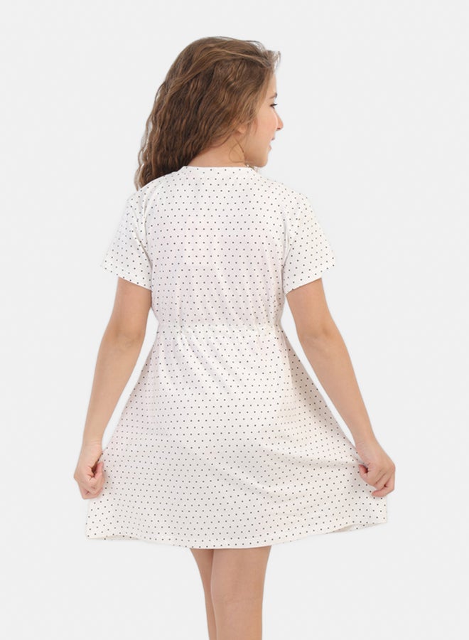 Carina Girly Dotted Nightgown - Image 3